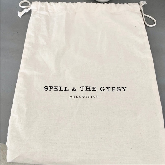 Spell & The Gypsy Collective Organic Reusable Drawstring Cloth Dust Bag - Picture 2 of 6